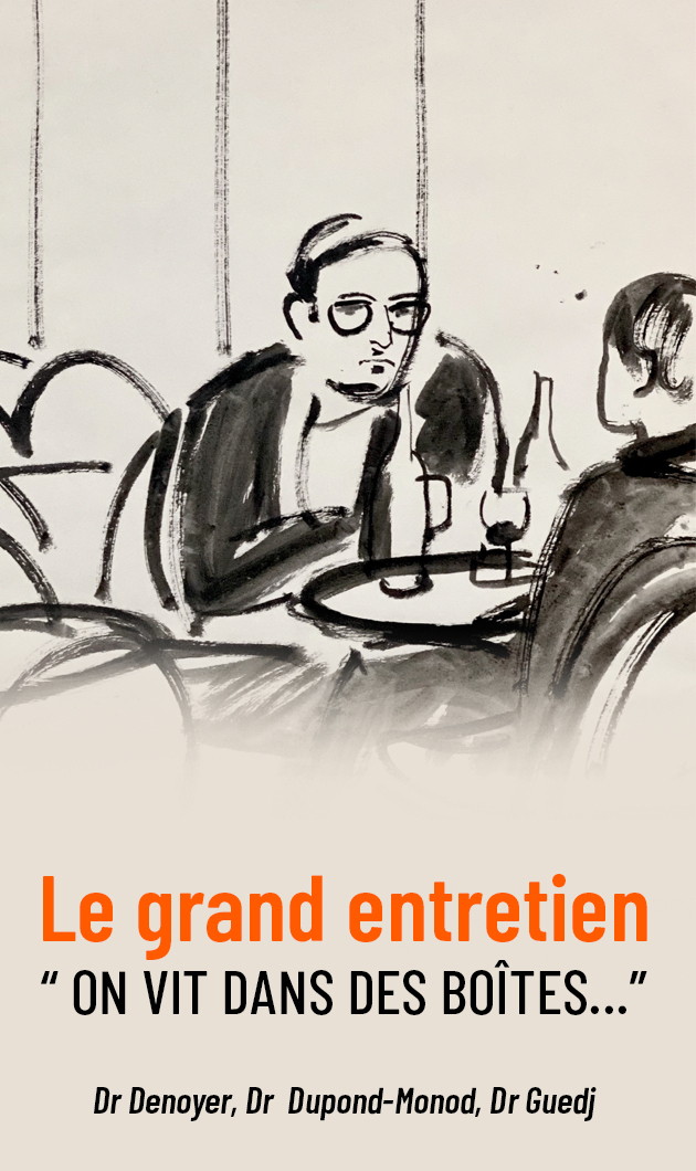 On vit dans des boîtes